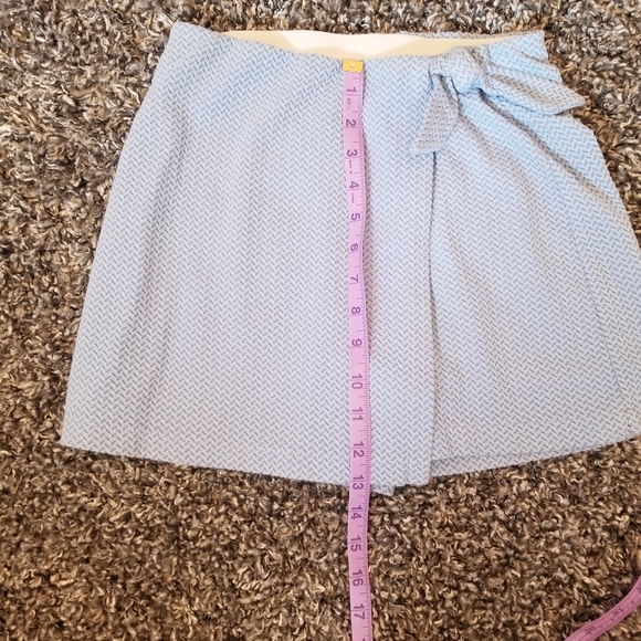 Light blue ribbed skort - Picture 3 of 4